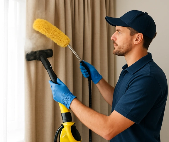 Trusted blind cleaning technician Matty Curtain Cleaning menai-nsw QLD