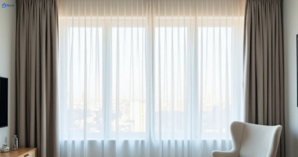 Freshly steam cleaned curtains in menai-nsw QLD
